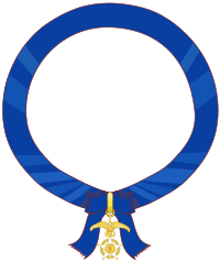 Riband of the Grand Cross Grade of the Chilean Order of Merit.svg