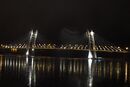 The bridge of the Western rapid diameter over the mouth of Neva river.jpg
