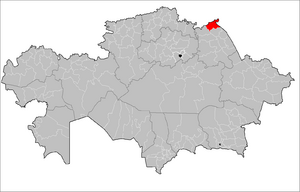 Железинский район на карте