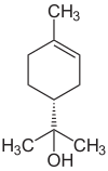 (R)-(+)-alpha-Terpineol.svg