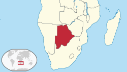 Botsvanan Tazovaldkund Republic of Botswana (angl.) Lefatshe la Botswana (tsvan.)