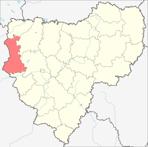 Руднянский район на карте