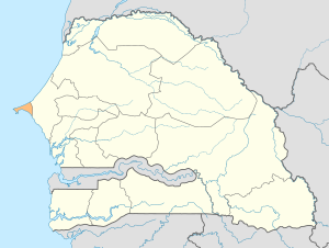 Дакар на карте