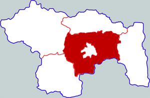 Цзяньань на карте
