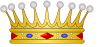 Heraldique couronne comte français.svg