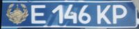 Kazakhstan Police license plate E-146-KP.jpg