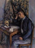 Paul Cézanne - Young Man and Skull (Jeune homme à la tête de mort) - BF929 - Barnes Foundation.jpg