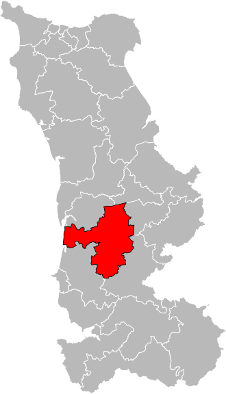 Кантон на карте департамента Манш