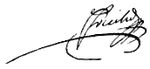 Изображение автографа