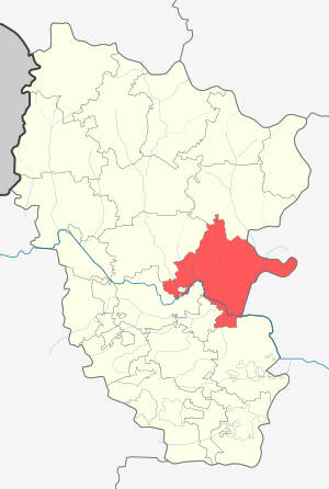 Станично-Луганский район на карте