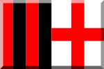 Bianco e Rosso (Croce) e Rosso e Nero (Strisce).svg