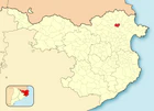 Расположение муниципалитета на карте провинции