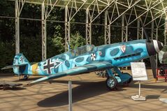 Messerschmitt Bf 109F-2 in the Great Patriotic War Museum 5-jun-2014 Side.jpg