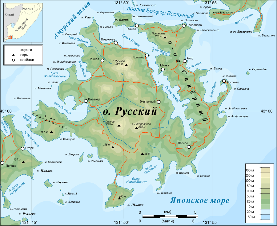Russky island topographic map-ru.svg