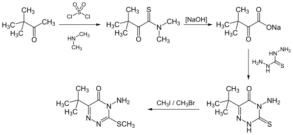 Synthesis of Metribuzin.svg