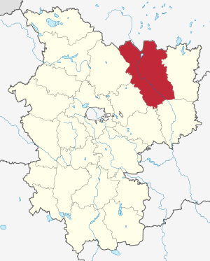 Борисовский район на карте