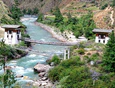 Bridge in Bhutan, Paro Chhu river2.jpg