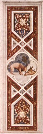 Giotto di Bondone - The Lion Recalls the Cubs to Life (on the decorative band) - WGA09256.jpg