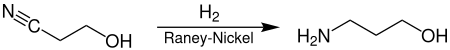 Industrial synthesis of 3-aminopropan-1-ol.svg