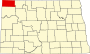 Map of North Dakota highlighting Divide County.svg