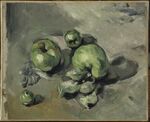 Pommes vertes, par Paul Cézanne, FWN 715.jpg