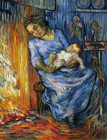 "L'homme est en mer", Vincent van Gogh, d'après Virginie Demont-Breton.jpg