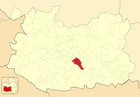 Расположение муниципалитета на карте провинции