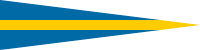 Naval Rank Flag of Sweden - Äldste chef.svg