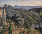 Paul Cézanne - Rochedos em L'Estaque.jpg
