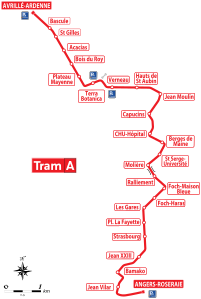 Tramway Angers - Ligne A (géographique).svg