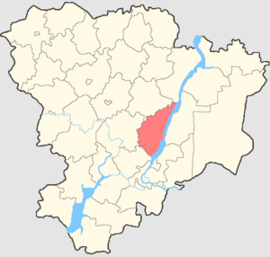 Дубовский район на карте