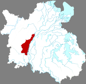 Хунгутань на карте