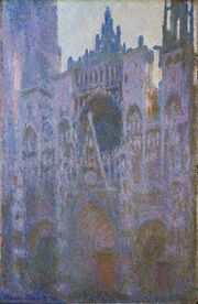 Claude Monet - La Cathedrale de Rouen Le Matin, dominante rose - Goulandris Museum.jpg