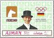 Josef Neckermann 1969 Ajman stamp.jpg