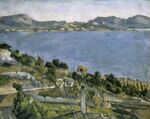 Le Golfe de Marseille vu de l'Estaque, par Paul Cézanne, FWN 119.jpg