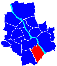 PL Warsaw wilanów location.svg