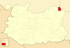Расположение муниципалитета на карте провинции