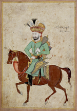 Shah Safi I of Persia on Horseback Carrying a Mace- Sahand Ace.png