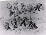 Sheet with Numerous Sketches of Working People f 1598v jh 1932.jpg