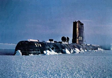 USS Skate (SSN-578) surfaced in Arctic - 1959.jpg