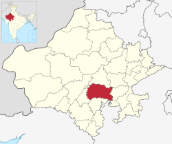 Бхилвара на карте