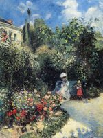 Camille Pissarro - Dans le jardin des Mathurins, Pontoise - 503.jpg