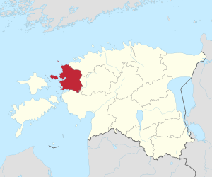 Lääne County in Estonia.svg