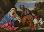 Titian - The Holy Family with a Shepherd - Google Art Project.jpg