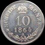 10 kreutzer 1864A Revers.jpg