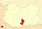 Расположение муниципалитета на карте провинции