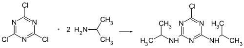 Propazin synthesis.svg