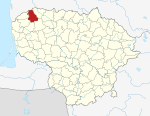 Седаский район на карте