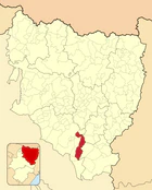 Расположение муниципалитета на карте провинции