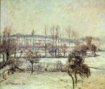 Camille Pissarro - Efeito de neve em Eragny, 1895.jpg